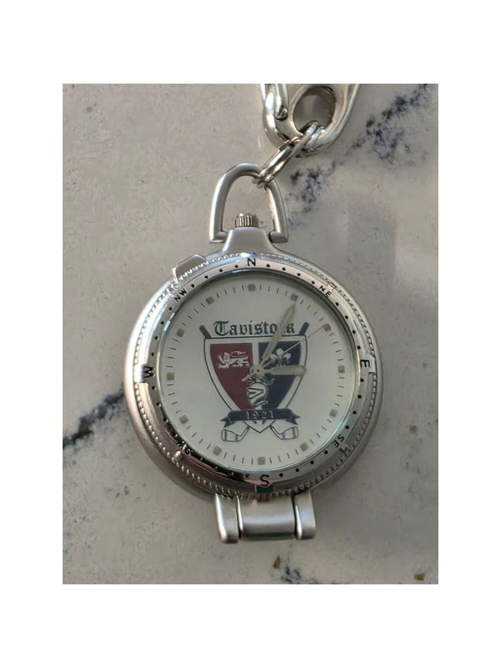 Men's Unbranded Silver Tone Tavistock Watch Keychain One Size